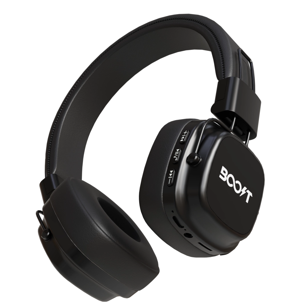 Harmony Retro Wireless Headset - Black