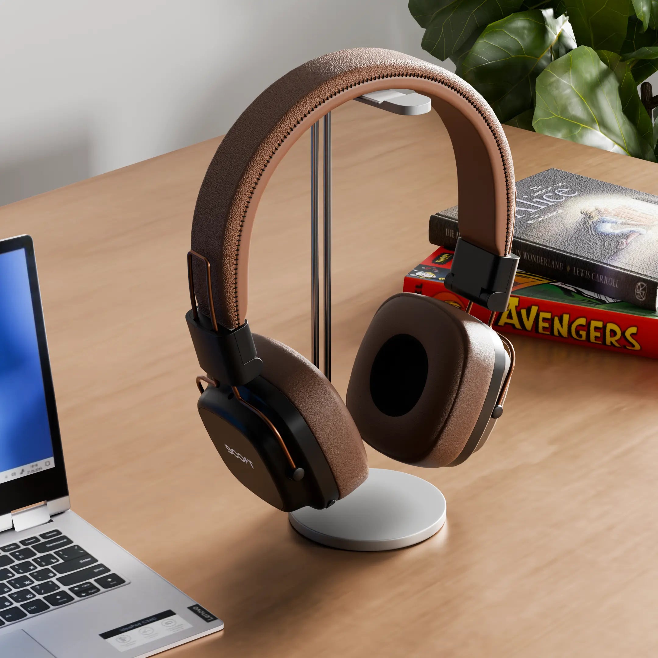 Harmony Retro Wireless Headset - Brown