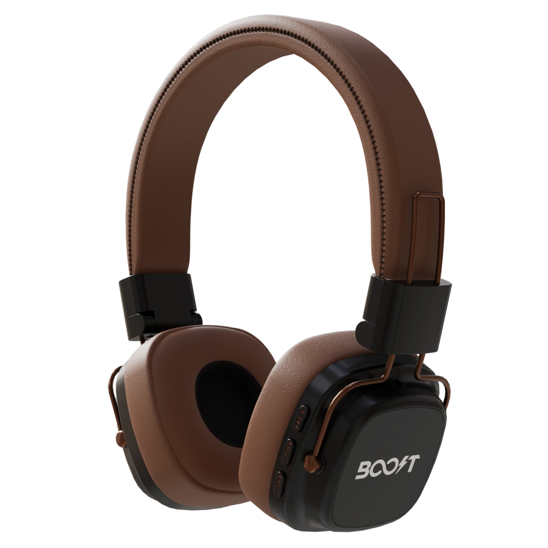 Harmony Retro Wireless Headset - Brown