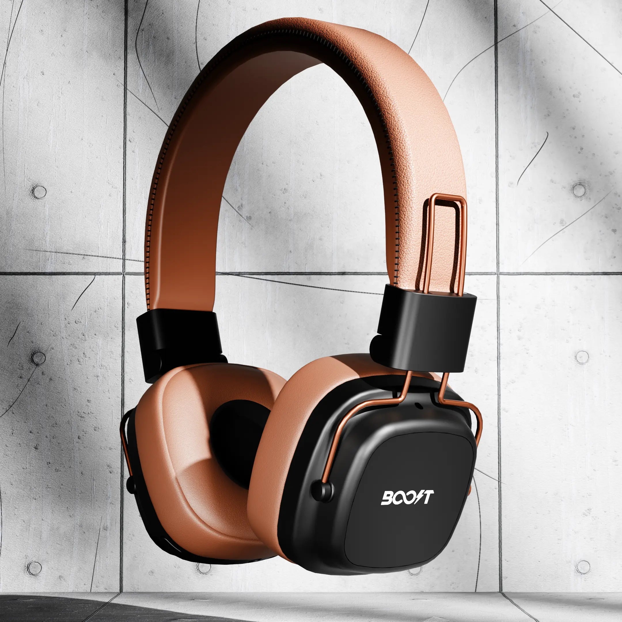 Harmony Retro Wireless Headset - Brown