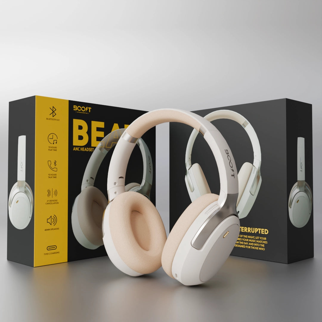 Beat Wireless ANC Headset - Beige