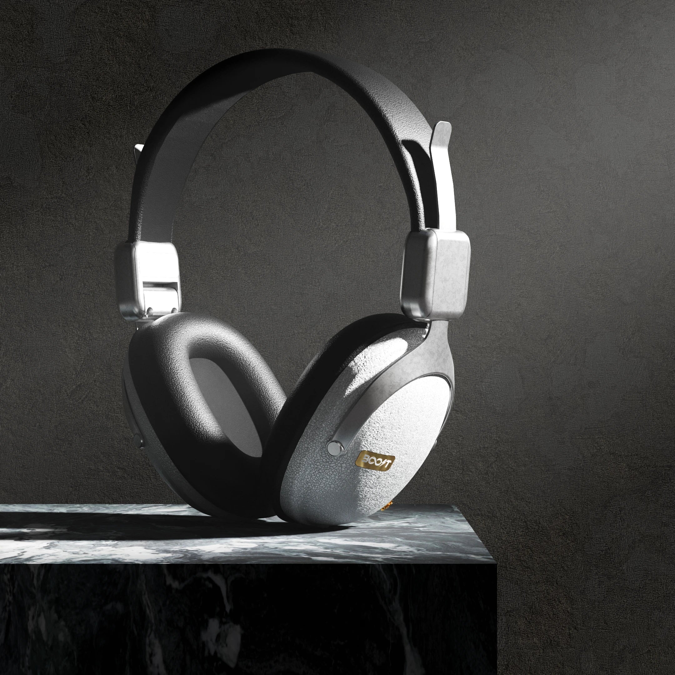 Note Wireless Retro Headset - Silver