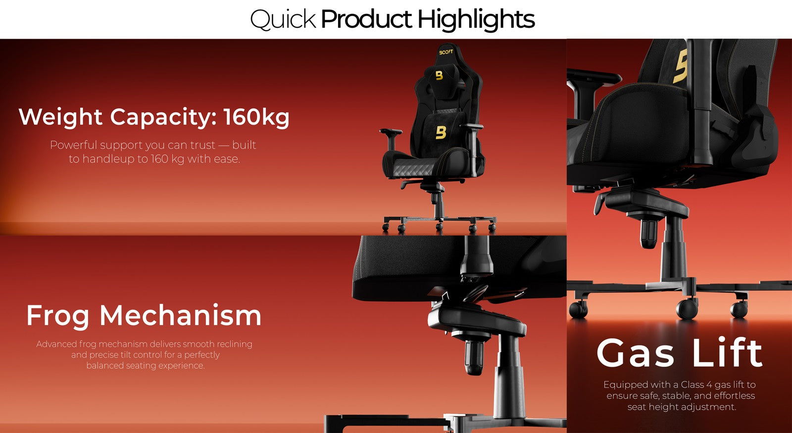 Throne Ergonomic Chair Quick Product Highlights 1