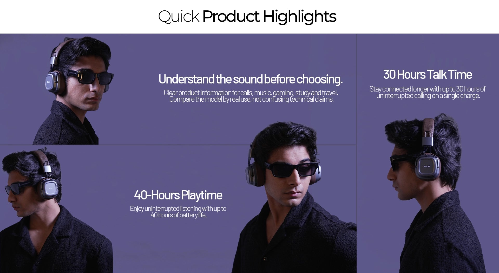 Harmony Retro Wireless Headset Quick Product Highlights 1