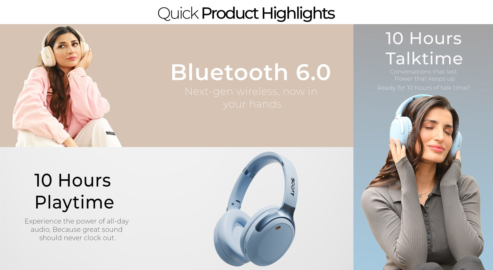Beat Wireless ANC Headset Quick Product Highlights 1