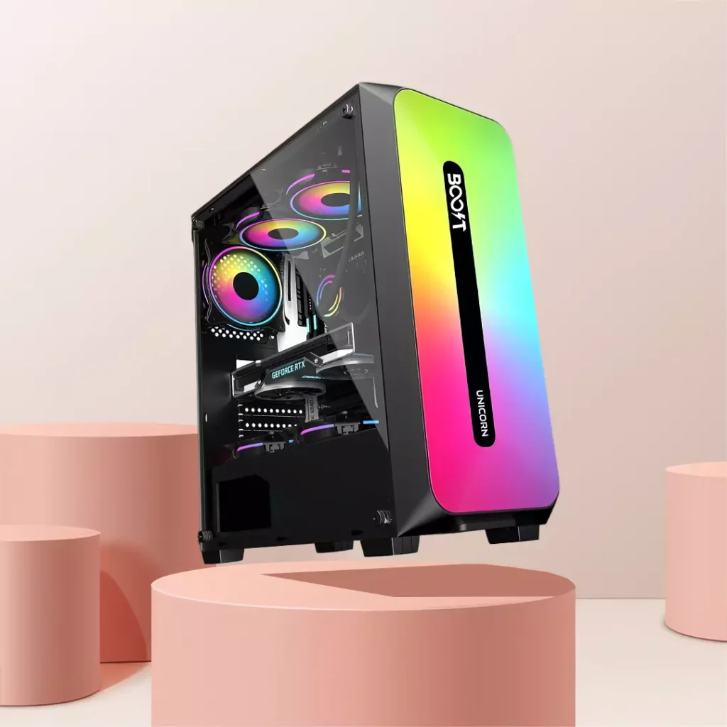 BRING BACK THE MAGIC IN YOUR GAMING WITH THE BOOST UNICORN PC CASE
