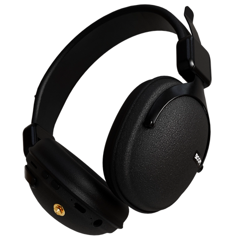 Note Wireless Retro Headset - Black