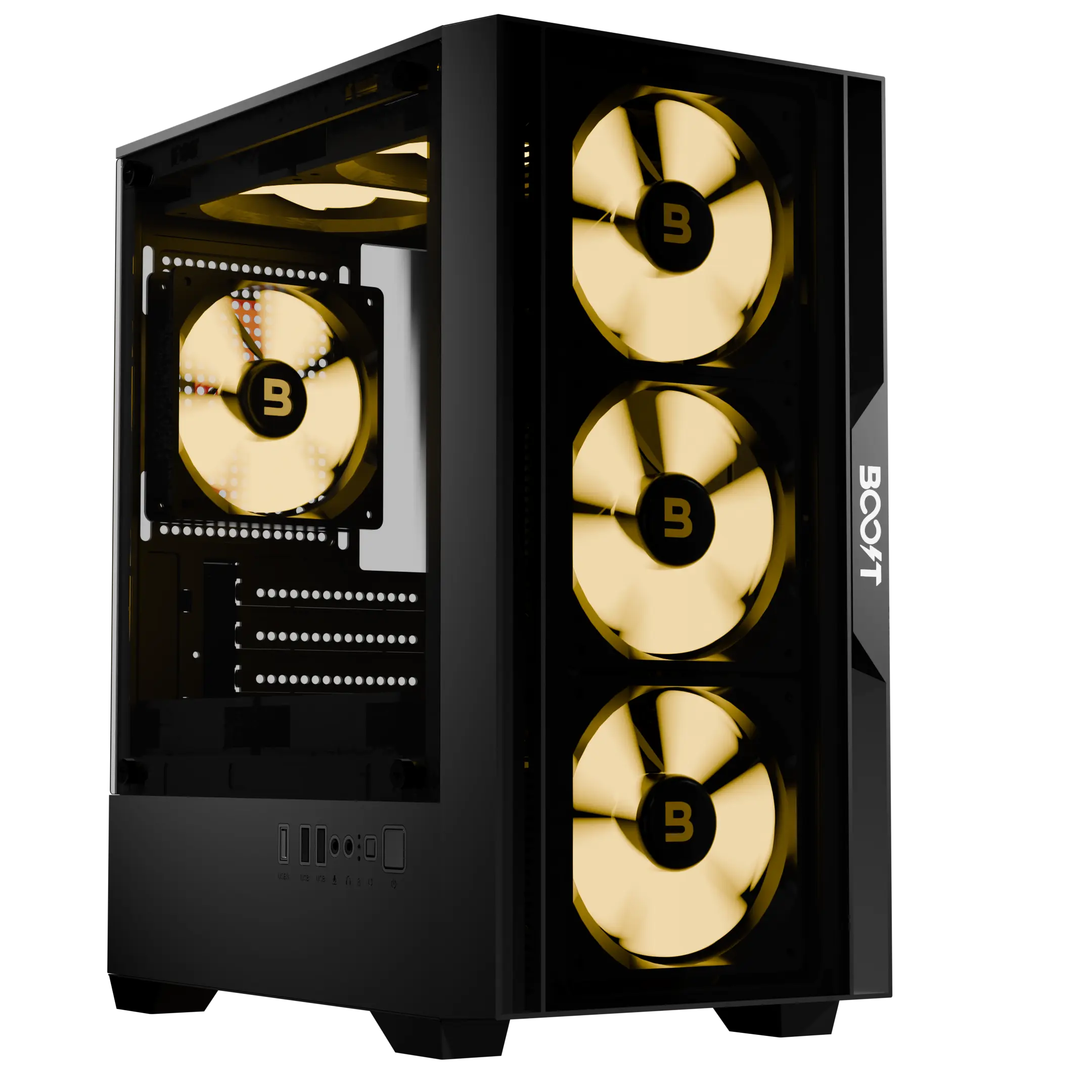 Boost Enclosure Essential Series E200 with 4 ARGB Fans