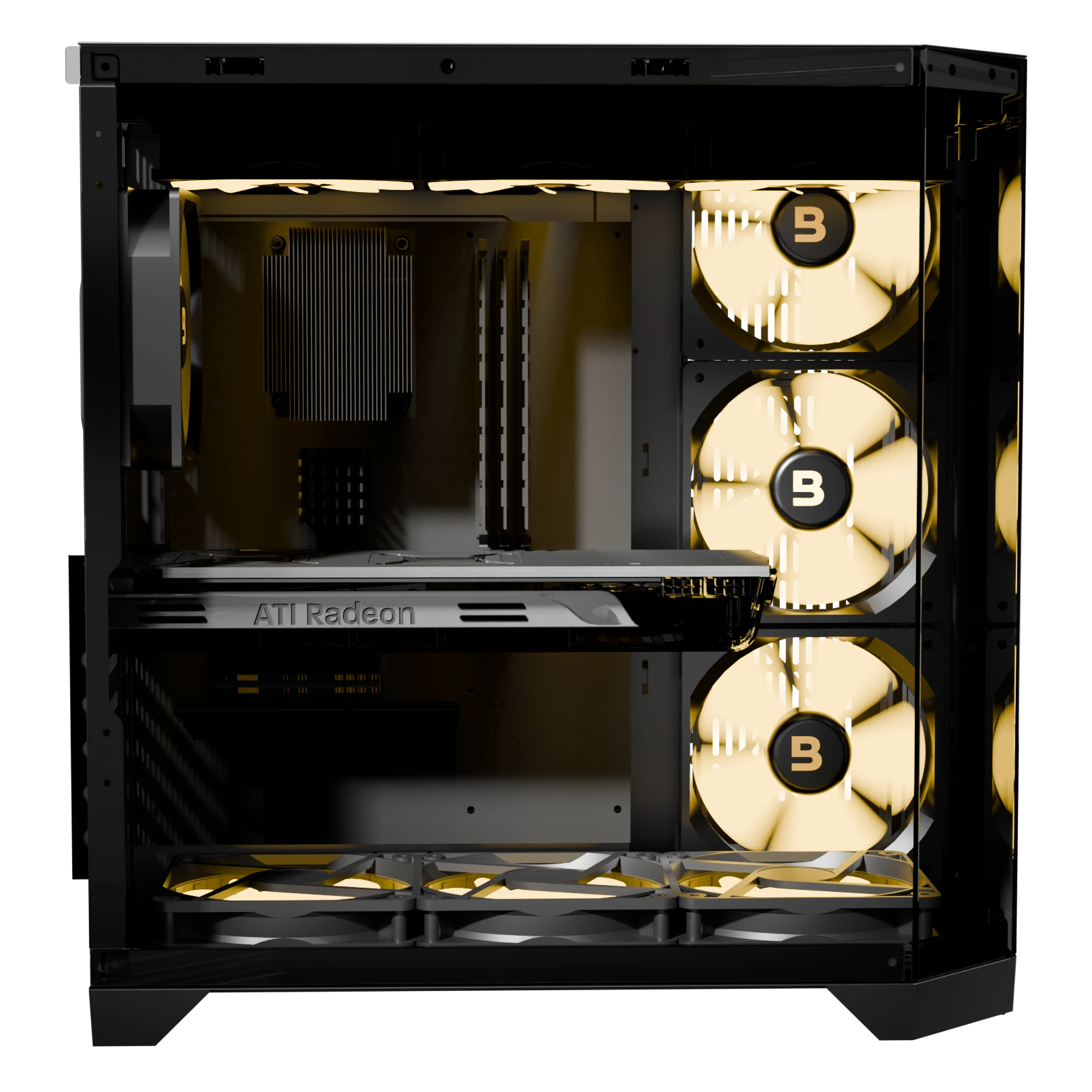 Boost Enclosure Elite Series X100 with 7 ARGB Fans
