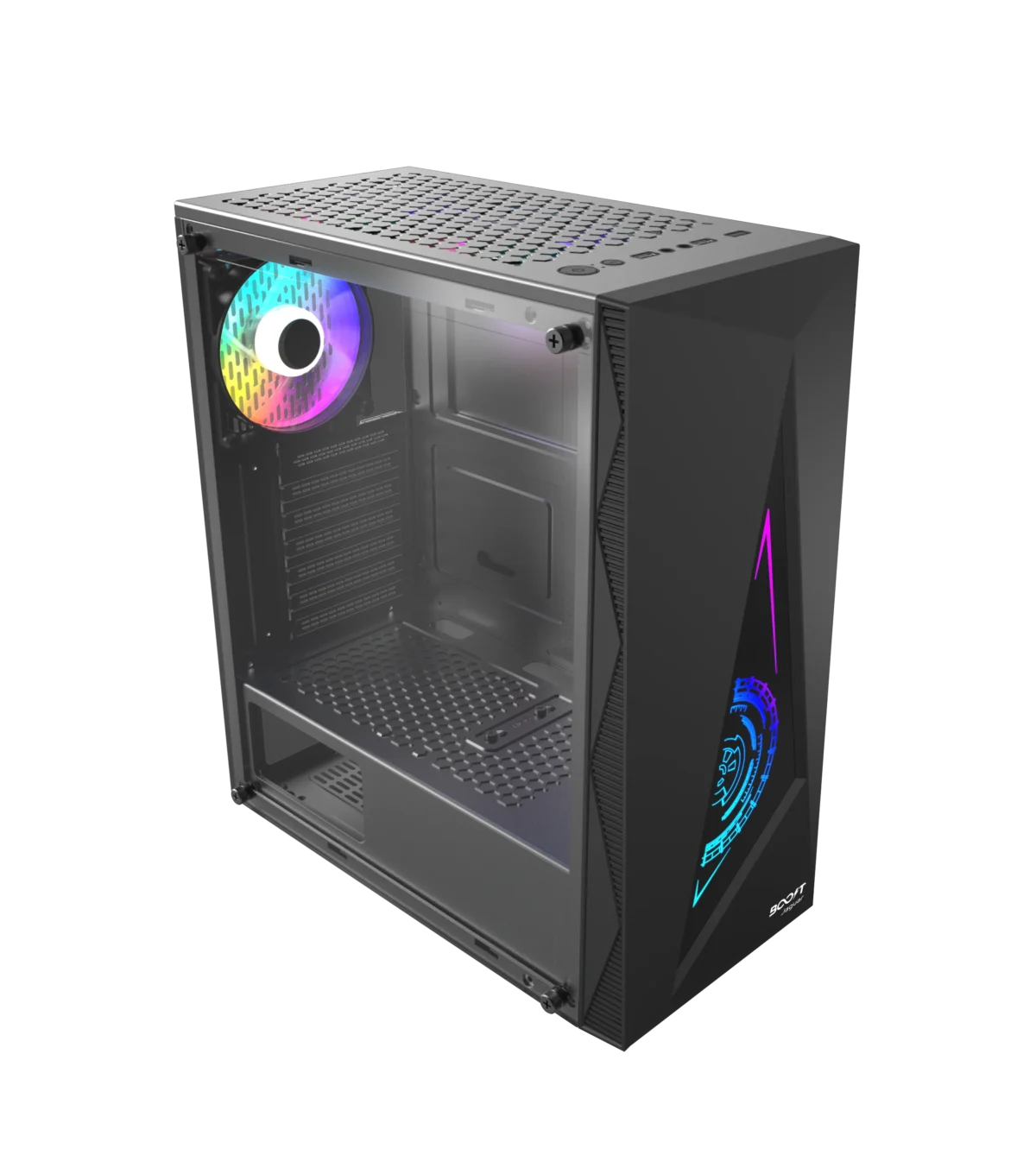 Boost Jaguar PC Case Black-2