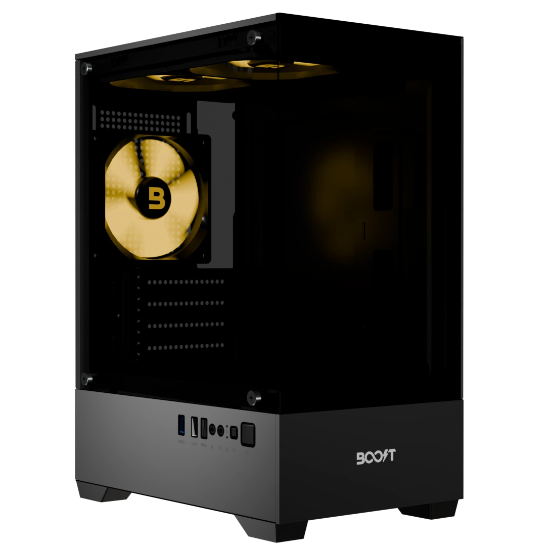 Boost Enclosure Essential Series E100 with 3 ARGB Fans