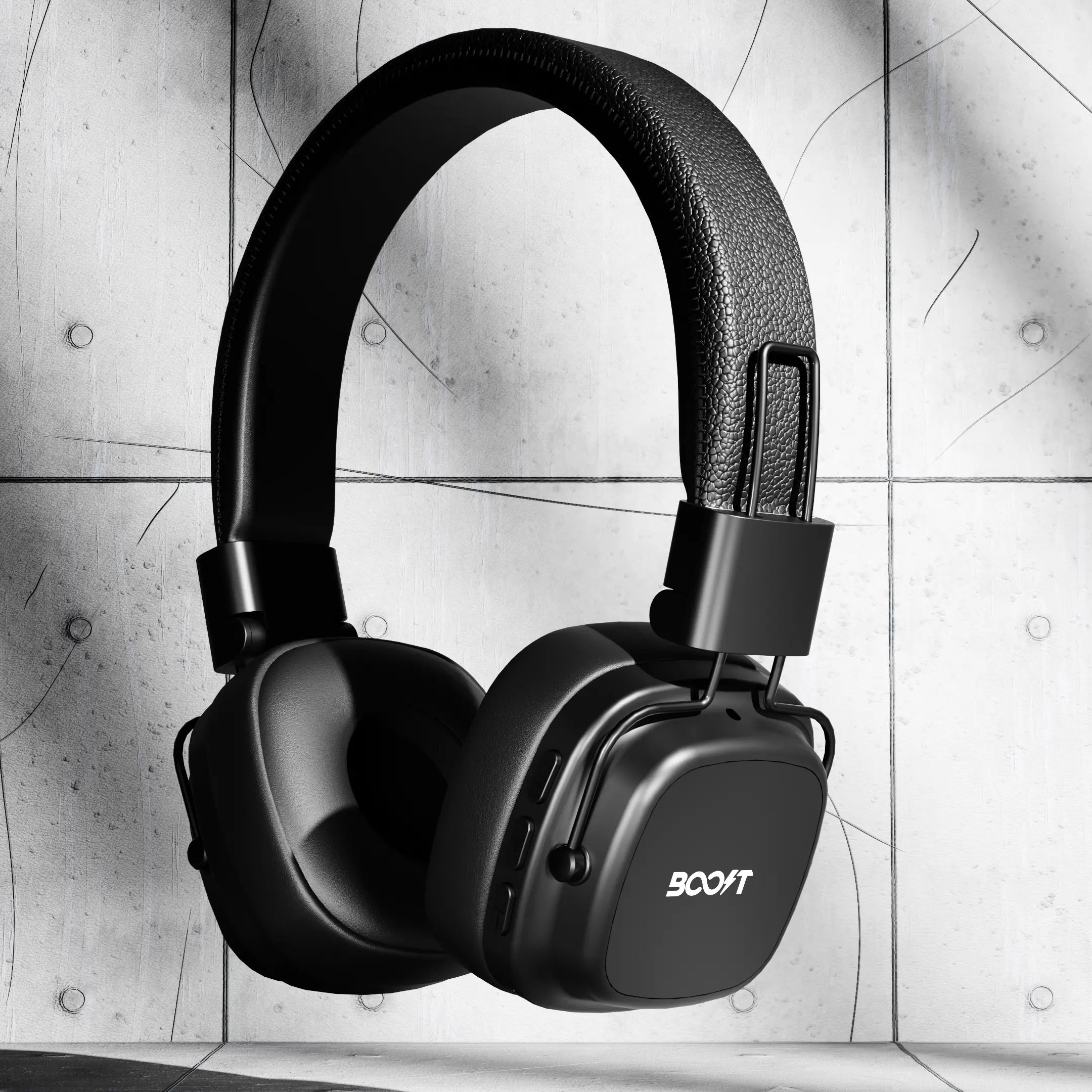 Harmony Retro Wireless Headset - Black