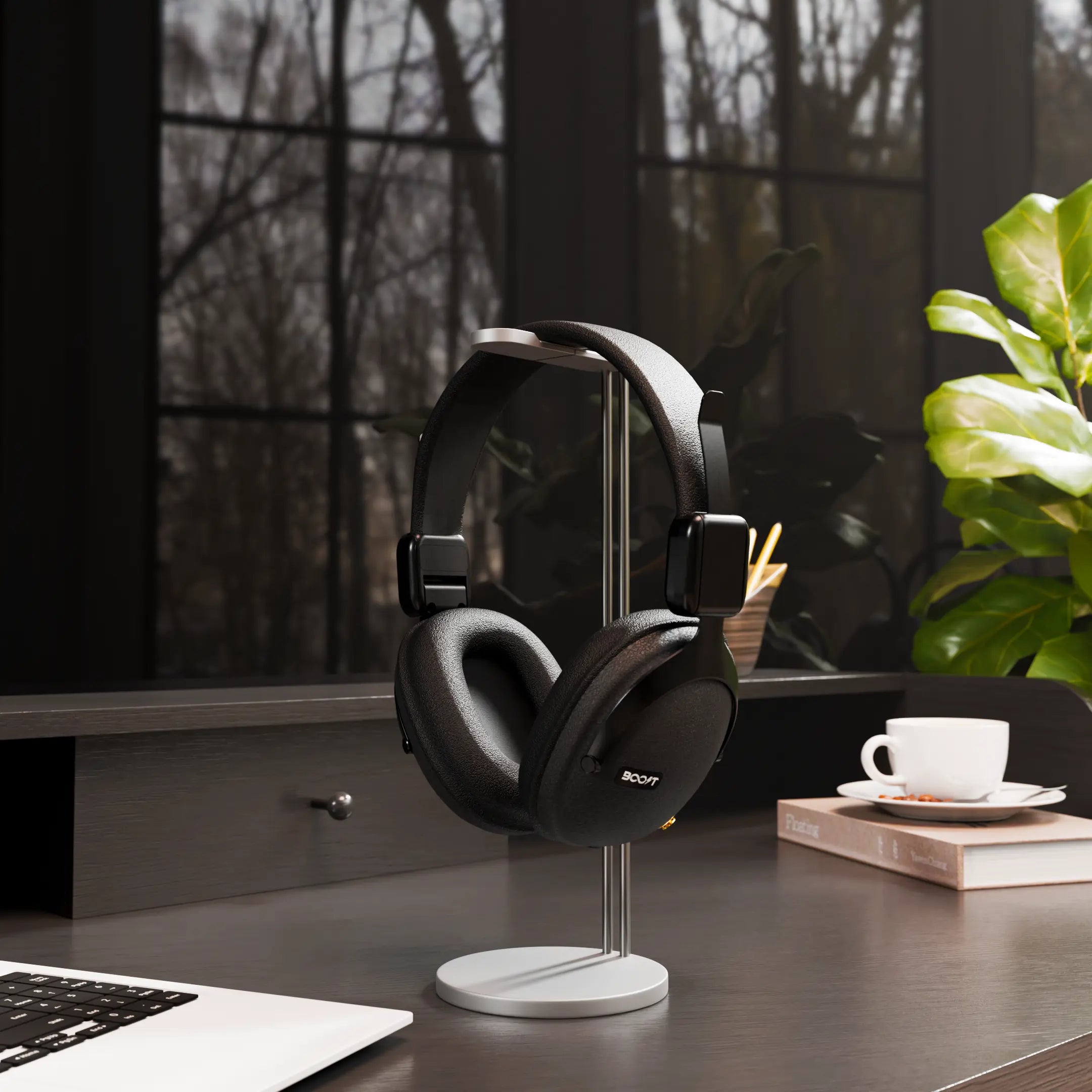 Note Wireless Retro Headset - Black