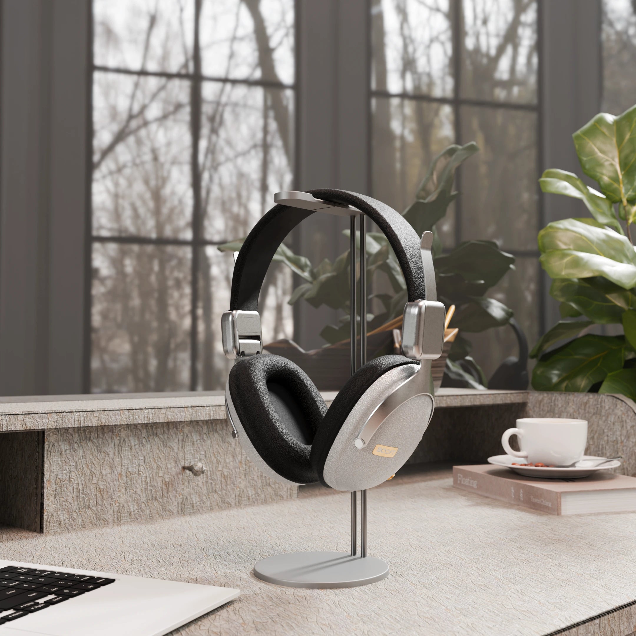 Note Wireless Retro Headset - Silver
