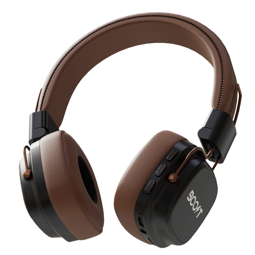Harmony Retro Wireless Headset - Brown