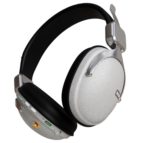Note Wireless Retro Headset - Silver