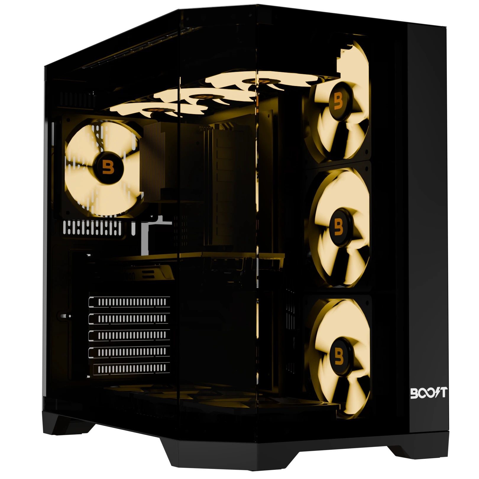 Boost Enclosure Elite Series X100 with 7 ARGB Fans