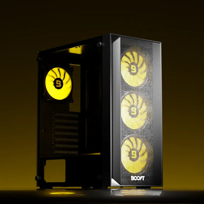 Boost Enclosure Pro Series P200 with 4 ARGB Fans — main product image