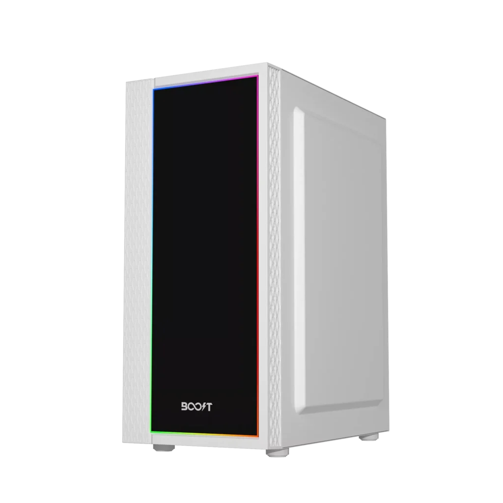 Boost Peacock PC Case White