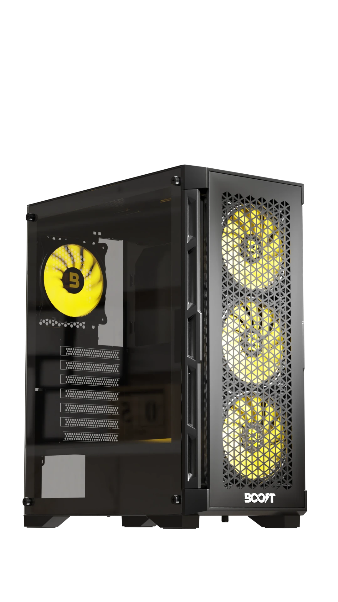 Boost Enclosure Pro Series P300 with 4 ARGB Fans