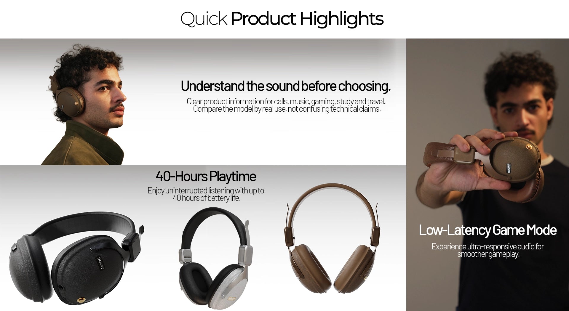 Note Wireless Retro Headset Quick Product Highlights 1