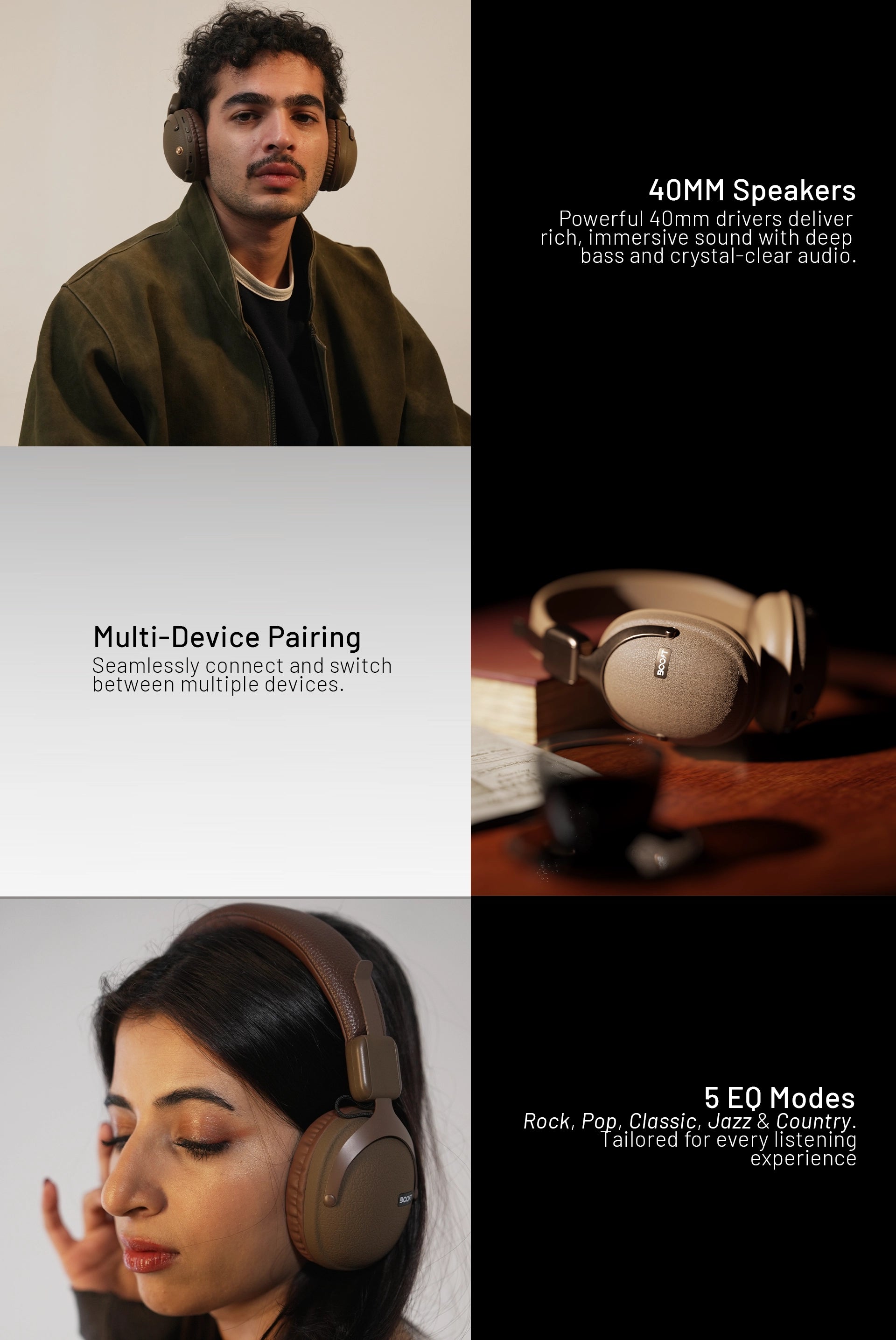 Note Wireless Retro Headset Quick Product Highlights 2