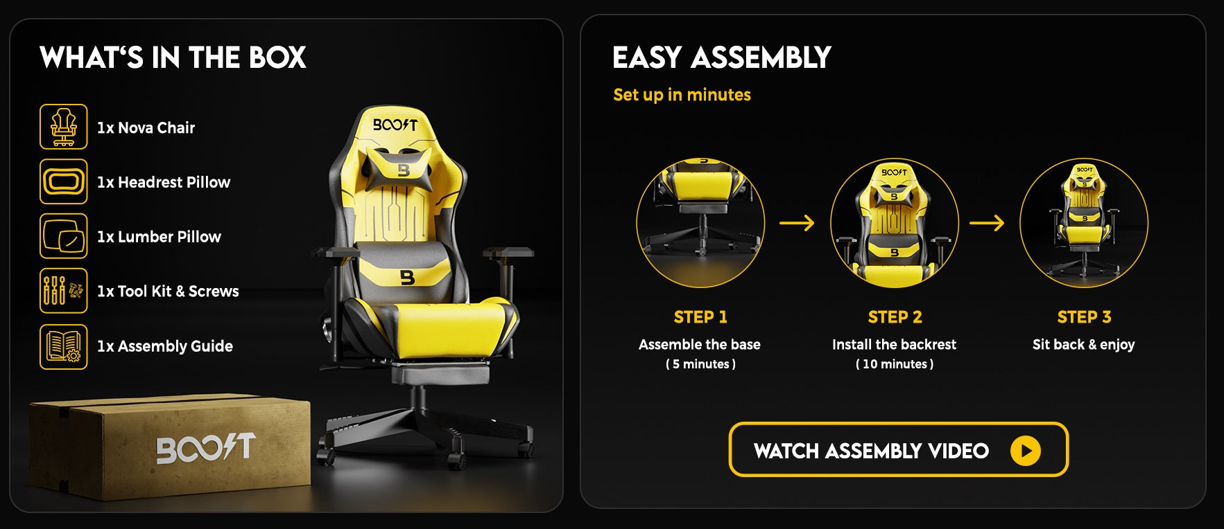 Nova Ergonomic Chair fit and product guide 2