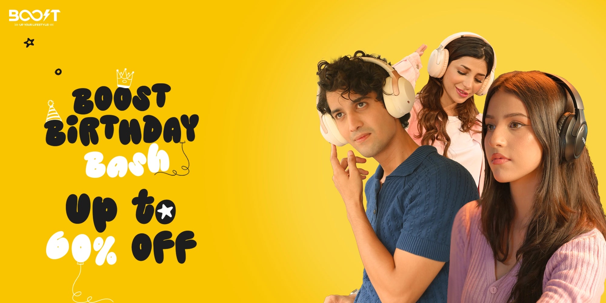 Boost Birthday Bash collection banner